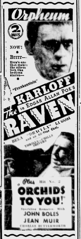 The Raven, Spokane Daily Chronicle, August 6, 1935
